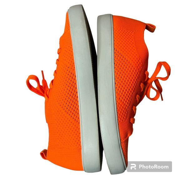 Marc Fisher knit neon orange sneakers Excellent! - Picture 2 of 9